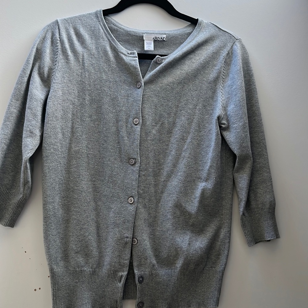 Abound brand ladies grey cardigan